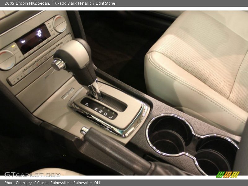 Tuxedo Black Metallic / Light Stone 2009 Lincoln MKZ Sedan