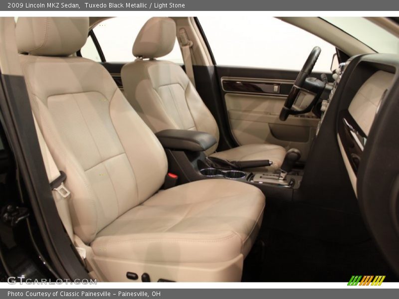 Tuxedo Black Metallic / Light Stone 2009 Lincoln MKZ Sedan