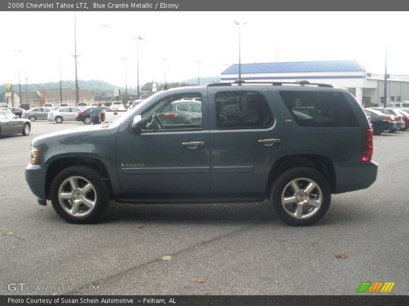 Blue Granite Metallic / Ebony 2008 Chevrolet Tahoe LTZ