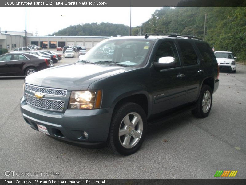 Blue Granite Metallic / Ebony 2008 Chevrolet Tahoe LTZ