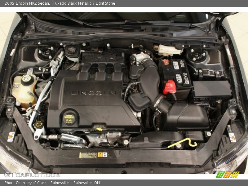 Tuxedo Black Metallic / Light Stone 2009 Lincoln MKZ Sedan