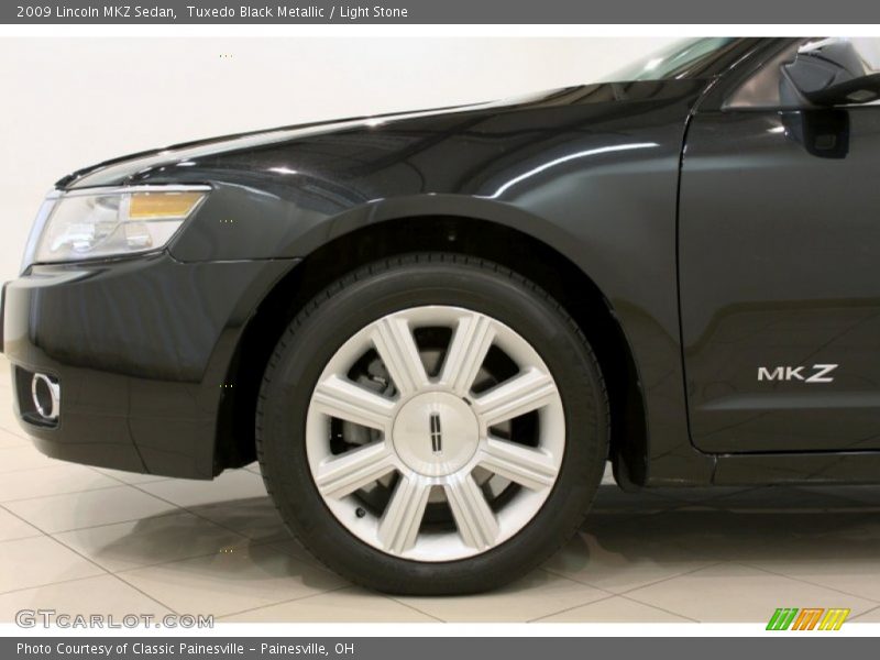 Tuxedo Black Metallic / Light Stone 2009 Lincoln MKZ Sedan