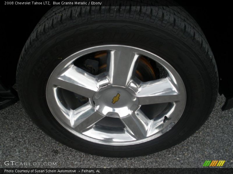 Blue Granite Metallic / Ebony 2008 Chevrolet Tahoe LTZ