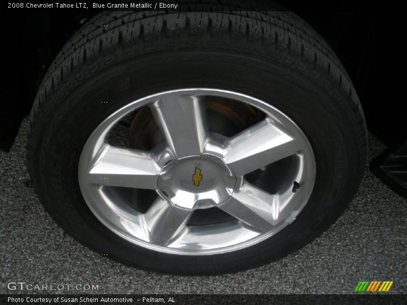Blue Granite Metallic / Ebony 2008 Chevrolet Tahoe LTZ