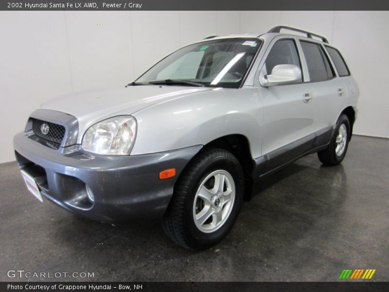 Pewter / Gray 2002 Hyundai Santa Fe LX AWD