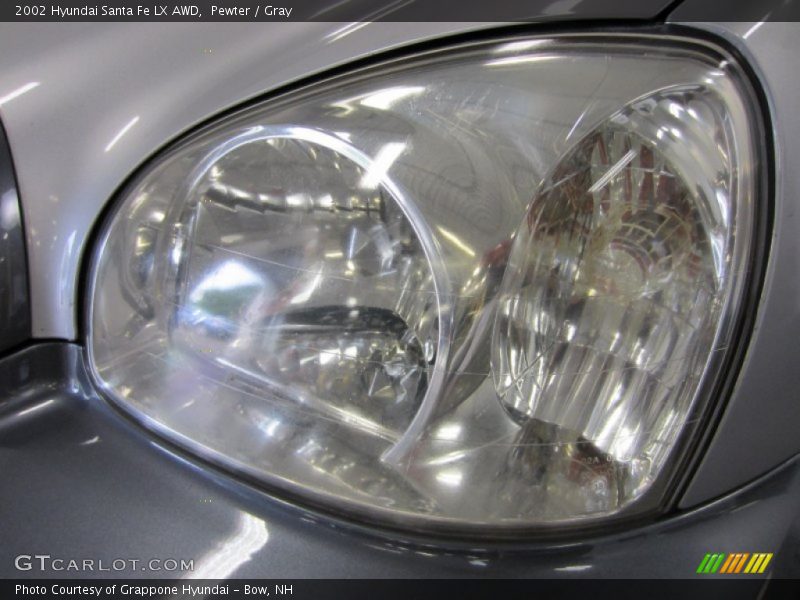 Pewter / Gray 2002 Hyundai Santa Fe LX AWD