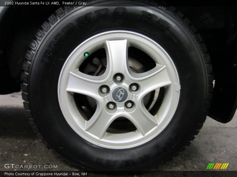 Pewter / Gray 2002 Hyundai Santa Fe LX AWD
