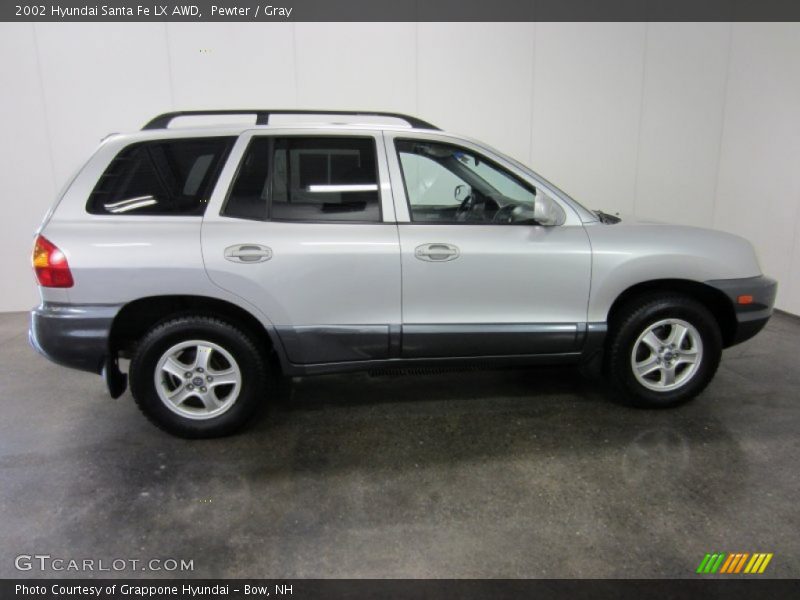 Pewter / Gray 2002 Hyundai Santa Fe LX AWD