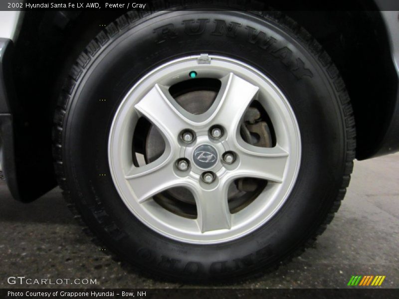 Pewter / Gray 2002 Hyundai Santa Fe LX AWD