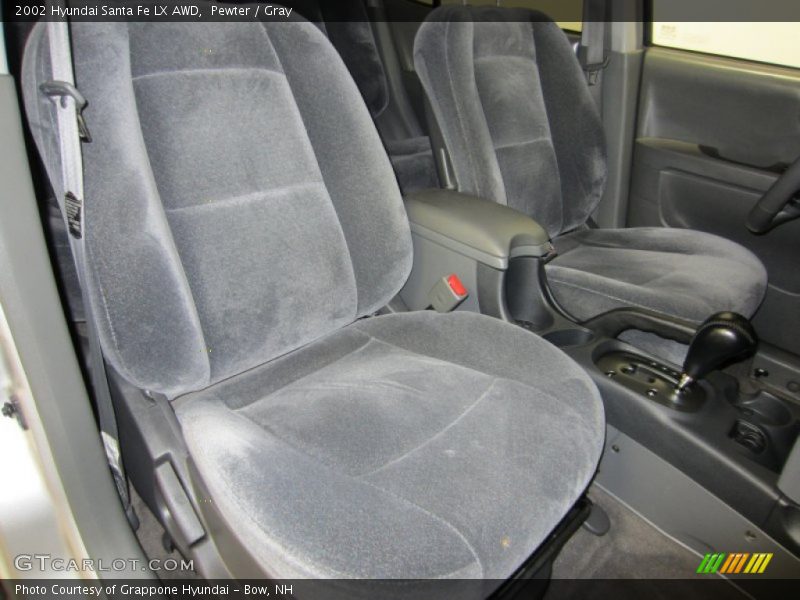 Pewter / Gray 2002 Hyundai Santa Fe LX AWD