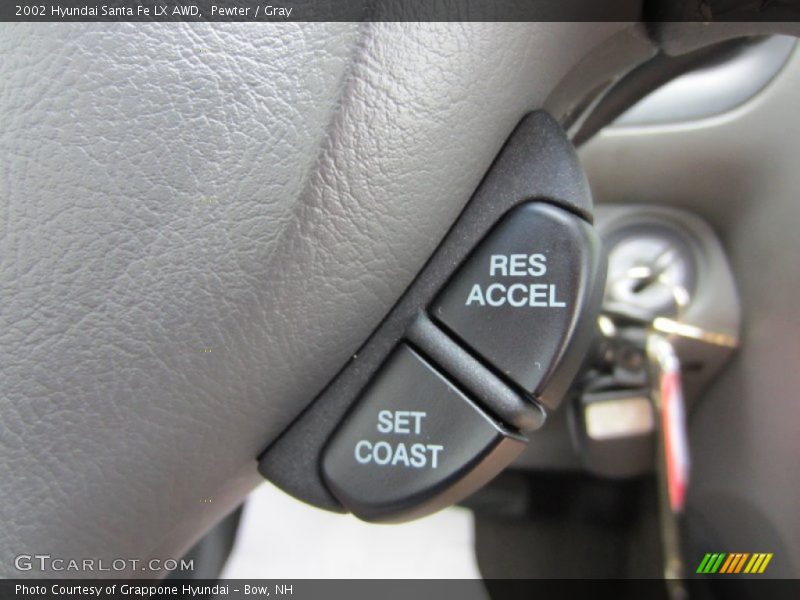 Pewter / Gray 2002 Hyundai Santa Fe LX AWD