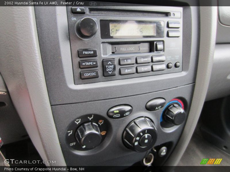 Pewter / Gray 2002 Hyundai Santa Fe LX AWD