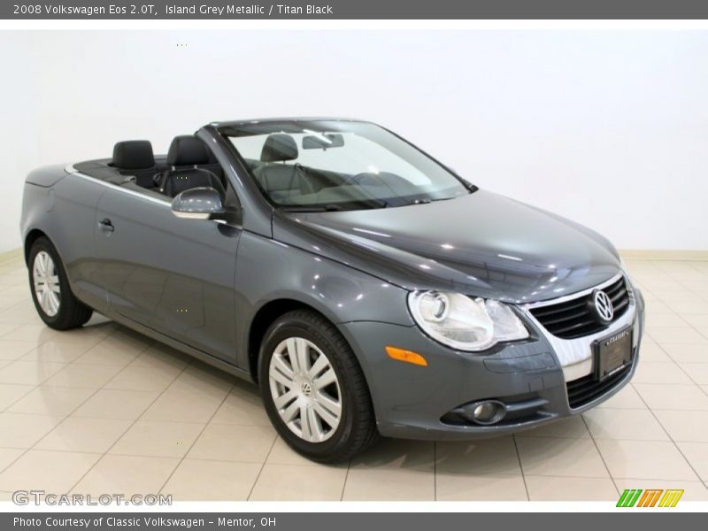 Island Grey Metallic / Titan Black 2008 Volkswagen Eos 2.0T