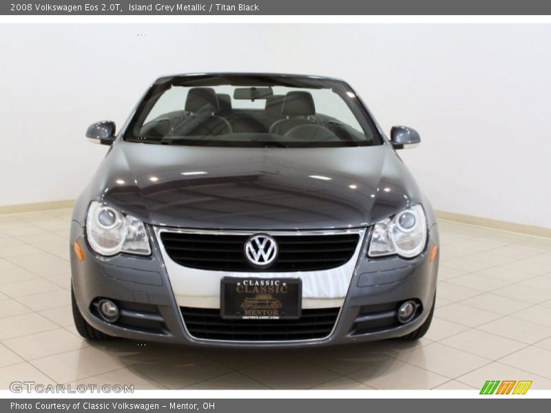 Island Grey Metallic / Titan Black 2008 Volkswagen Eos 2.0T
