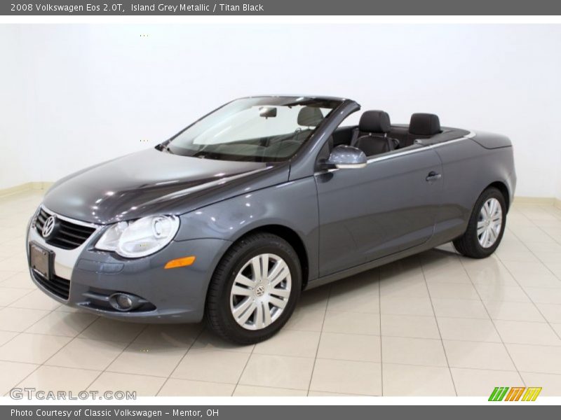 Island Grey Metallic / Titan Black 2008 Volkswagen Eos 2.0T