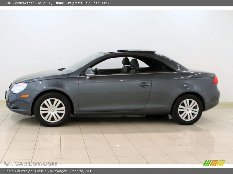 Island Grey Metallic / Titan Black 2008 Volkswagen Eos 2.0T