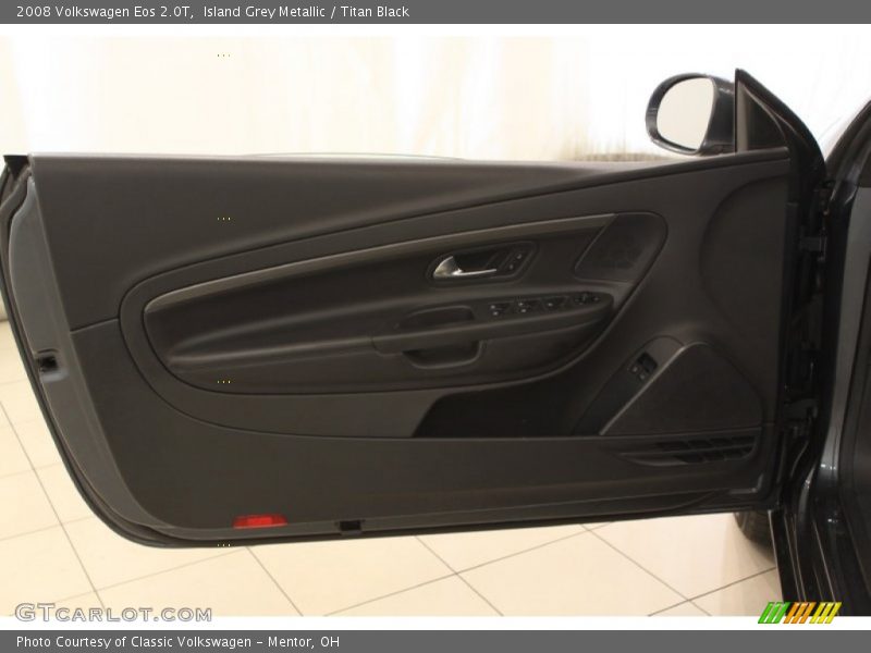Island Grey Metallic / Titan Black 2008 Volkswagen Eos 2.0T