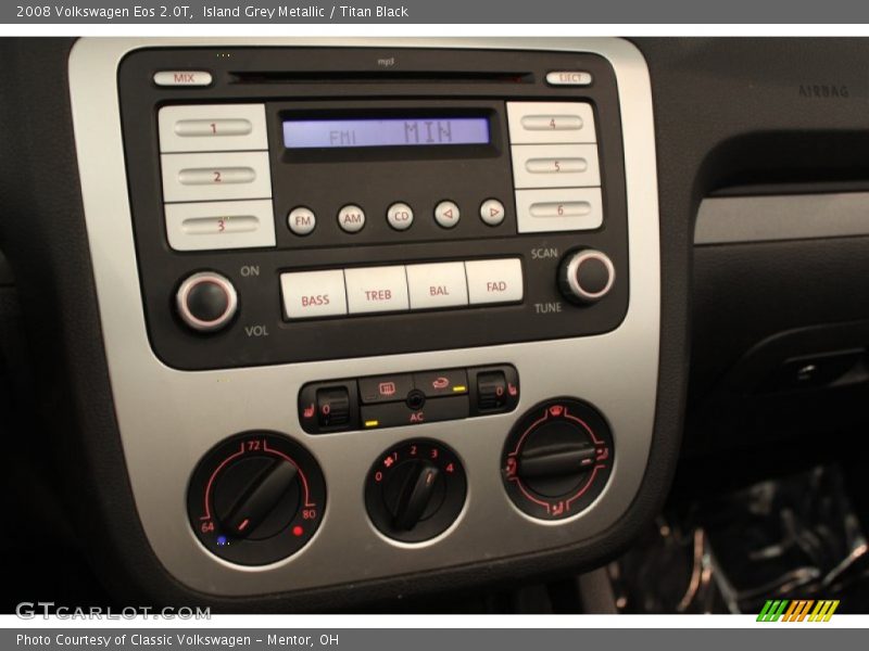 Island Grey Metallic / Titan Black 2008 Volkswagen Eos 2.0T