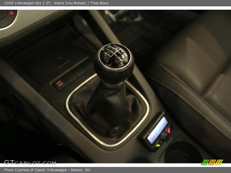 Island Grey Metallic / Titan Black 2008 Volkswagen Eos 2.0T