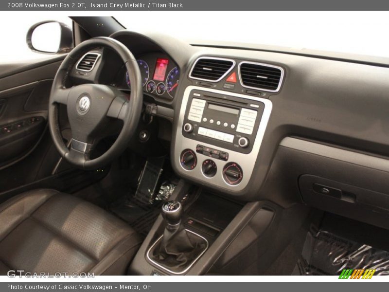 Island Grey Metallic / Titan Black 2008 Volkswagen Eos 2.0T