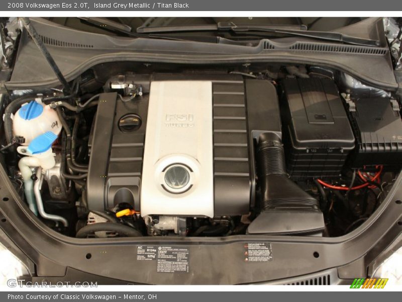 Island Grey Metallic / Titan Black 2008 Volkswagen Eos 2.0T