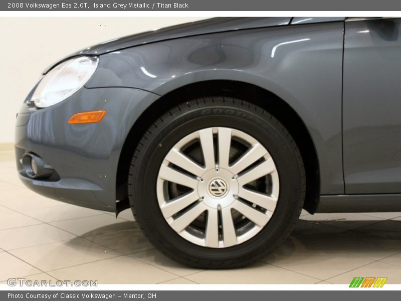 Island Grey Metallic / Titan Black 2008 Volkswagen Eos 2.0T