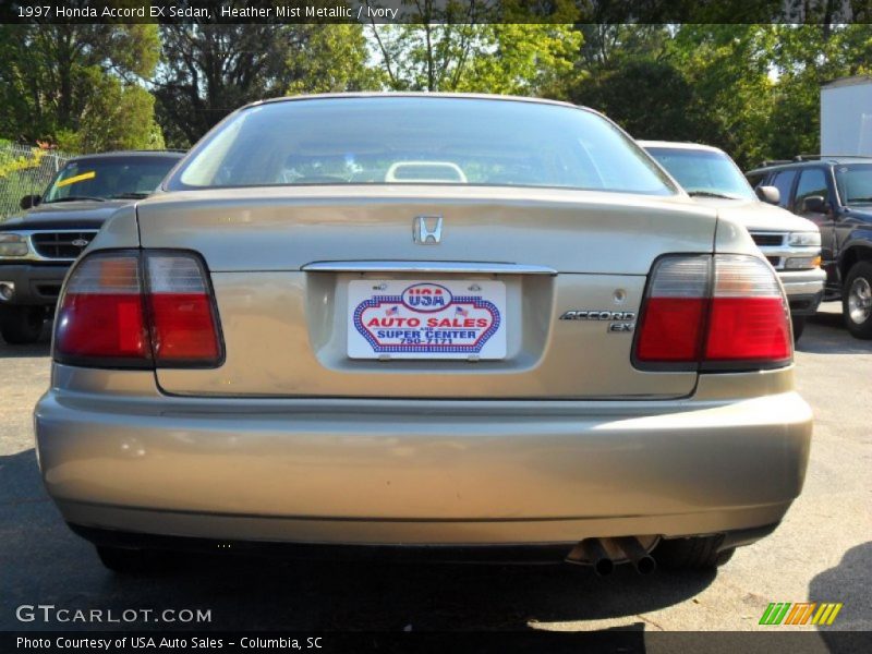 Heather Mist Metallic / Ivory 1997 Honda Accord EX Sedan