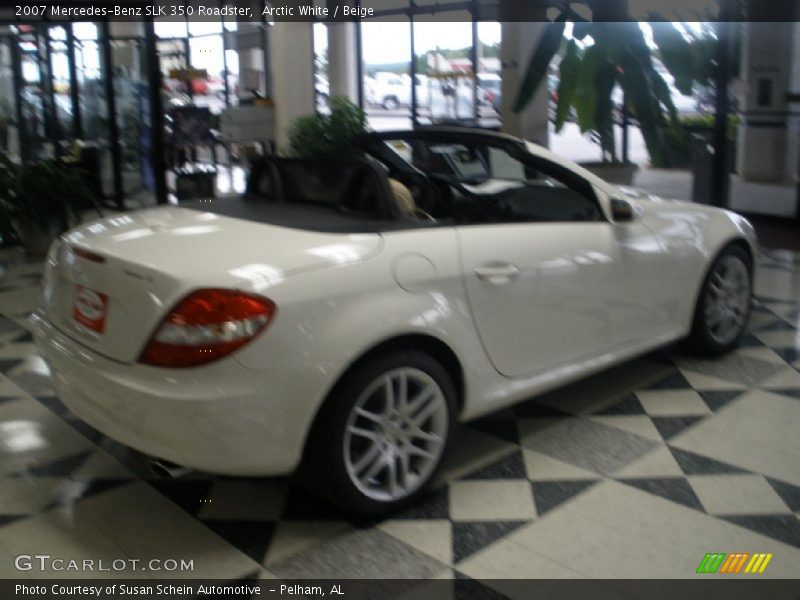 Arctic White / Beige 2007 Mercedes-Benz SLK 350 Roadster
