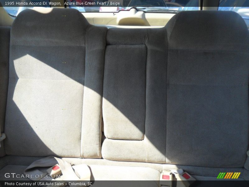 Azure Blue Green Pearl / Beige 1995 Honda Accord EX Wagon