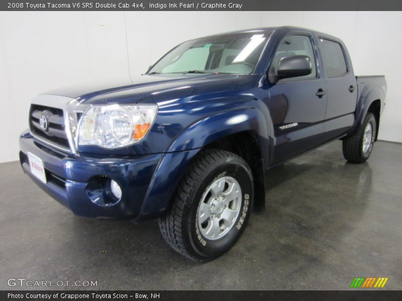 Indigo Ink Pearl / Graphite Gray 2008 Toyota Tacoma V6 SR5 Double Cab 4x4
