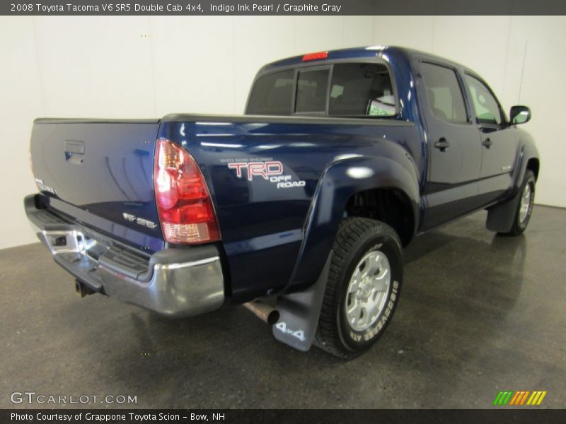 Indigo Ink Pearl / Graphite Gray 2008 Toyota Tacoma V6 SR5 Double Cab 4x4