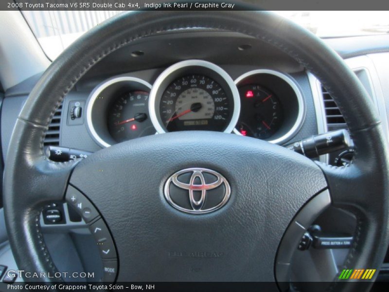 Indigo Ink Pearl / Graphite Gray 2008 Toyota Tacoma V6 SR5 Double Cab 4x4