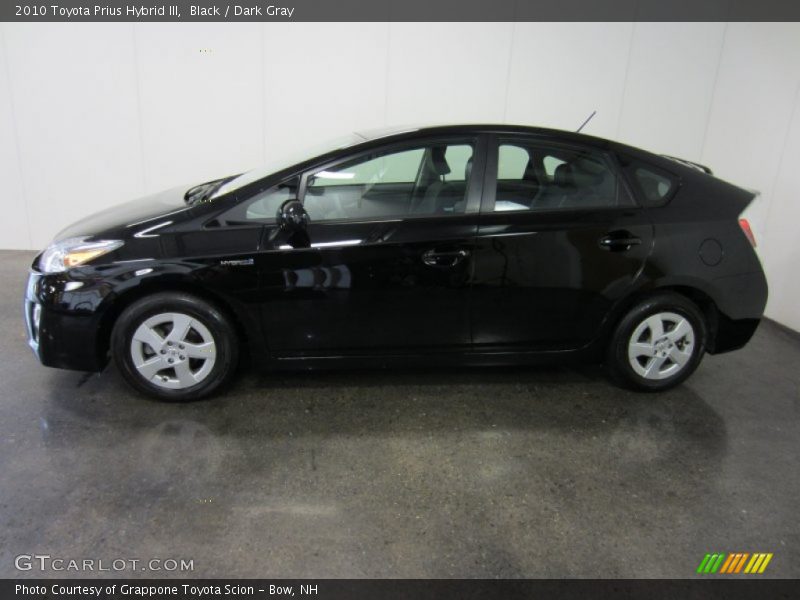 Black / Dark Gray 2010 Toyota Prius Hybrid III
