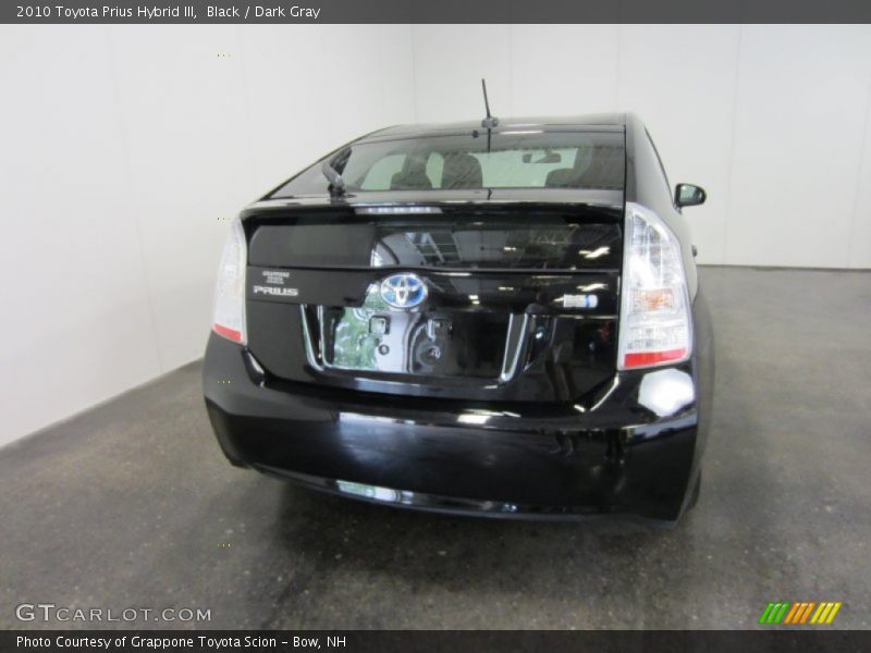Black / Dark Gray 2010 Toyota Prius Hybrid III