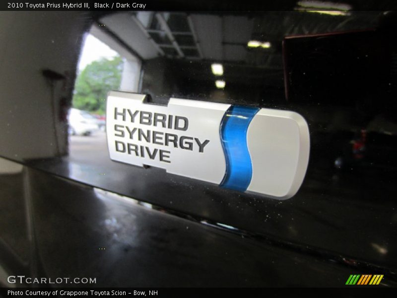 Black / Dark Gray 2010 Toyota Prius Hybrid III