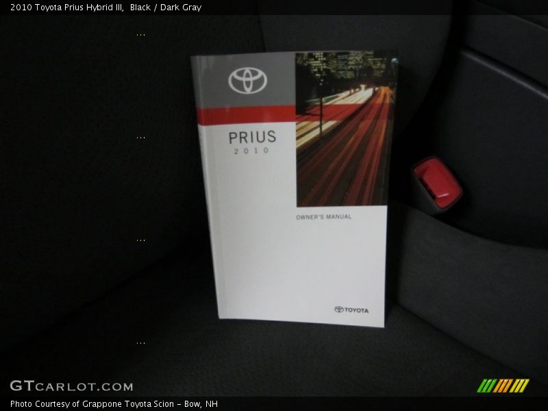 Black / Dark Gray 2010 Toyota Prius Hybrid III