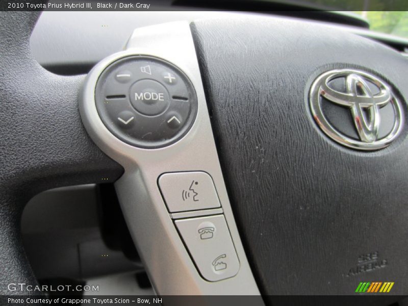 Black / Dark Gray 2010 Toyota Prius Hybrid III