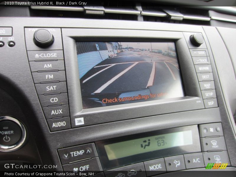 Black / Dark Gray 2010 Toyota Prius Hybrid III