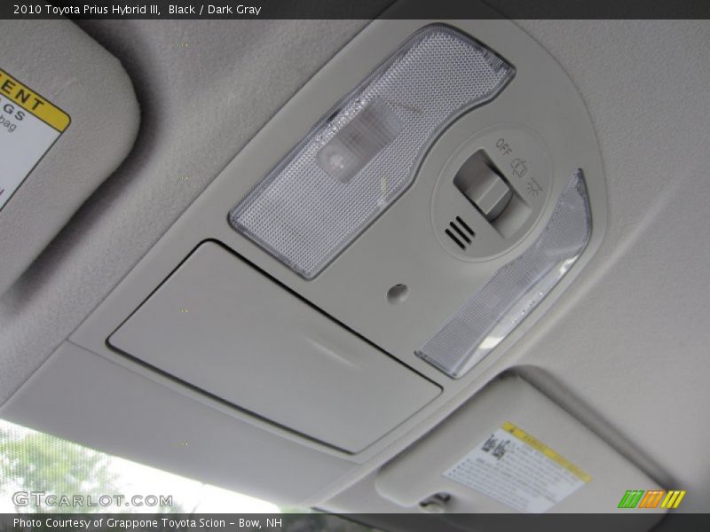 Black / Dark Gray 2010 Toyota Prius Hybrid III
