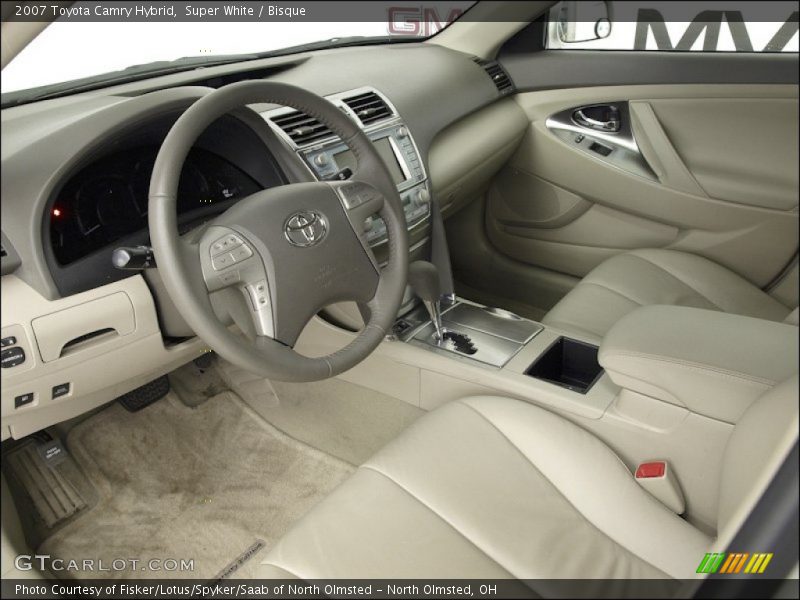 Super White / Bisque 2007 Toyota Camry Hybrid