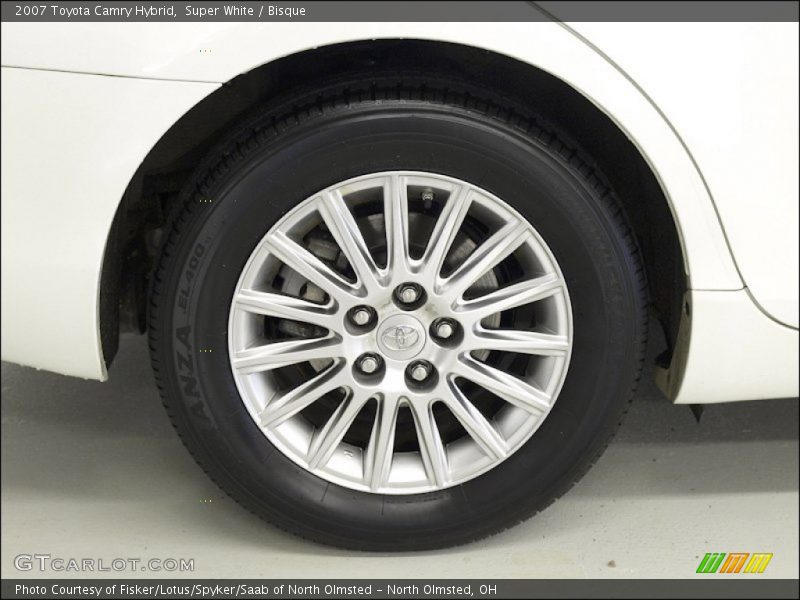Super White / Bisque 2007 Toyota Camry Hybrid
