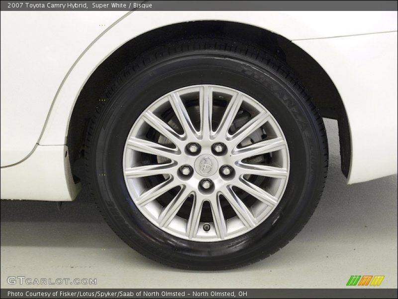 Super White / Bisque 2007 Toyota Camry Hybrid