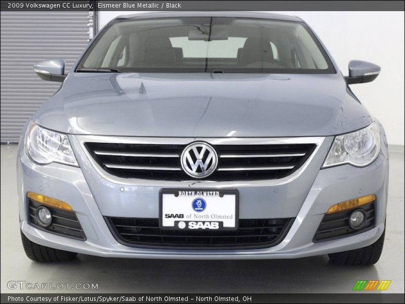 Eismeer Blue Metallic / Black 2009 Volkswagen CC Luxury