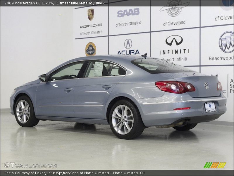 Eismeer Blue Metallic / Black 2009 Volkswagen CC Luxury