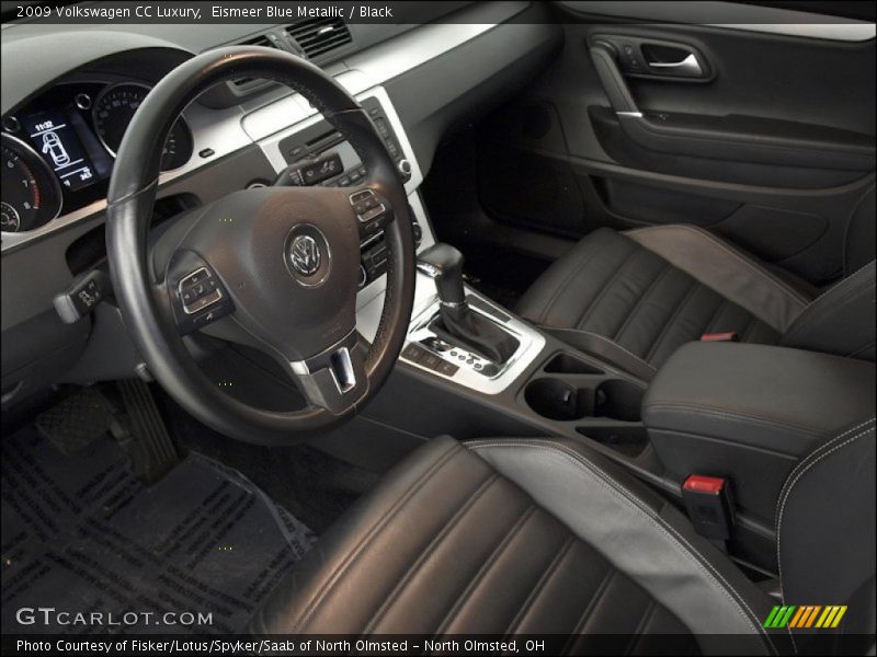 Eismeer Blue Metallic / Black 2009 Volkswagen CC Luxury