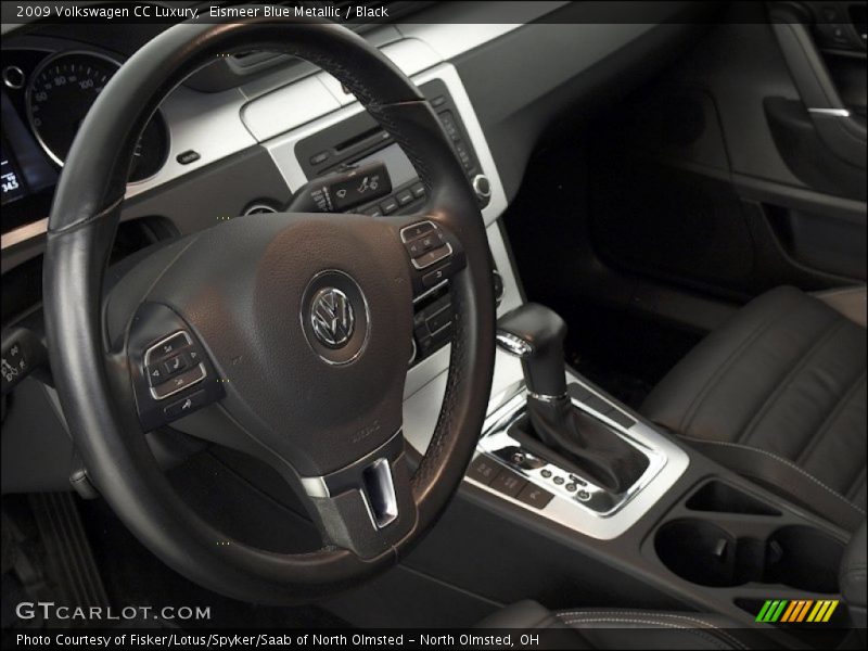 Eismeer Blue Metallic / Black 2009 Volkswagen CC Luxury