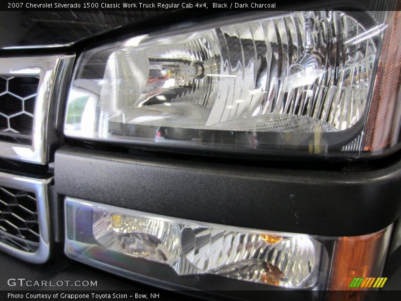 Black / Dark Charcoal 2007 Chevrolet Silverado 1500 Classic Work Truck Regular Cab 4x4
