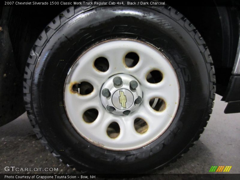 Black / Dark Charcoal 2007 Chevrolet Silverado 1500 Classic Work Truck Regular Cab 4x4
