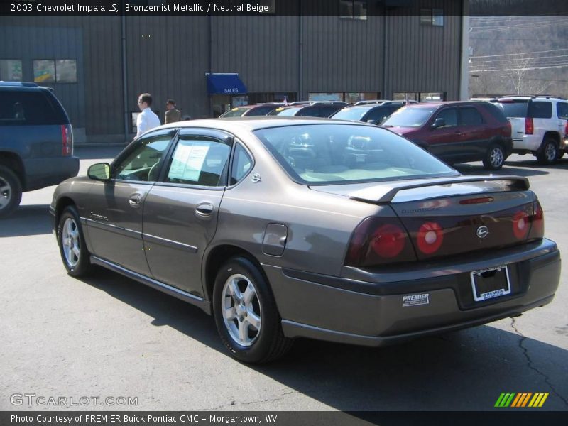 Bronzemist Metallic / Neutral Beige 2003 Chevrolet Impala LS
