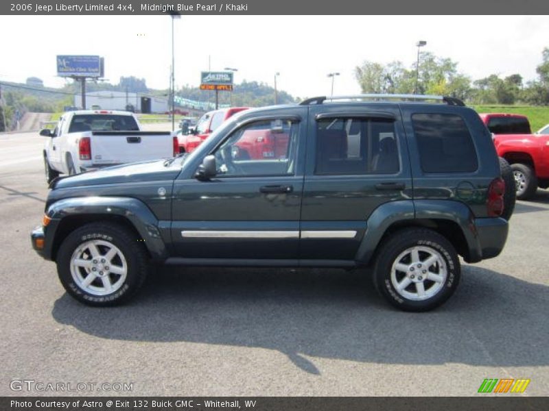 Midnight Blue Pearl / Khaki 2006 Jeep Liberty Limited 4x4